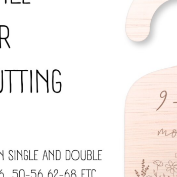 Intra απο ξύλο plywood 3mm-4mm πάχος Κρεμάστρες για μωρά | Νεογέννητο έως 15 Δίασταση 30x20 cm INTRAFABR-123297584 - Image 1