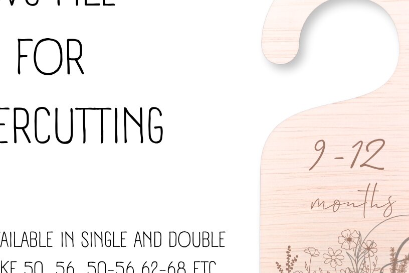 Intra απο ξύλο plywood 3mm-4mm πάχος Κρεμάστρες για μωρά | Νεογέννητο έως 15 Δίασταση 30x20 cm INTRAFABR-123297584