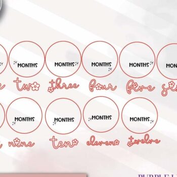 Intra απο ξύλο plywood 3mm-4mm πάχος Baby Girl Milestone Δίασταση 4x4 cm INTRAFABR-75317137 - Image 2