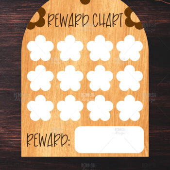 Intra απο ξύλο plywood 3mm-4mm πάχος Διακόσμηση σπιτιού μωρού με λέιζερ Δίασταση 15x15 cm INTRAFABR-119591113 - Image 1