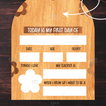 Intra απο ξύλο plywood 3mm-4mm πάχος Διακόσμηση σπιτιού μωρού με λέιζερ Δίασταση 15x15 cm INTRAFABR-119590791 - Image 1