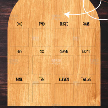 Intra απο ξύλο plywood 3mm-4mm πάχος Διακόσμηση σπιτιού μωρού με λέιζερ Δίασταση 15x15 cm INTRAFABR-119590819 - Image 1