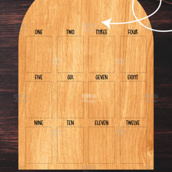 Intra απο ξύλο plywood 3mm-4mm πάχος Διακόσμηση σπιτιού μωρού με λέιζερ Δίασταση 15x15 cm INTRAFABR-119590878 - Image 1