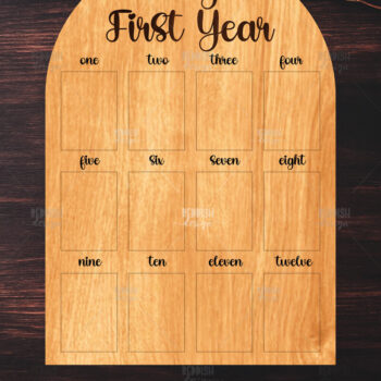 Intra απο ξύλο plywood 3mm-4mm πάχος Διακόσμηση σπιτιού μωρού με λέιζερ Δίασταση 15x15 cm INTRAFABR-119590891 - Image 1