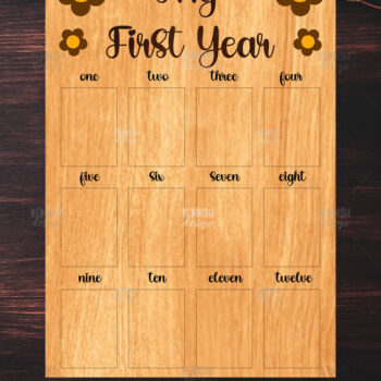 Intra απο ξύλο plywood 3mm-4mm πάχος Διακόσμηση σπιτιού μωρού με λέιζερ Δίασταση 15x15 cm INTRAFABR-119590930 - Image 1