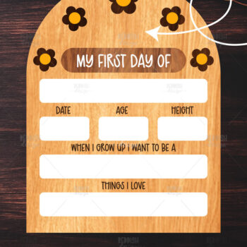 Intra απο ξύλο plywood 3mm-4mm πάχος Διακόσμηση σπιτιού μωρού με λέιζερ Δίασταση 15x15 cm INTRAFABR-119590745 - Image 1