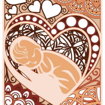 Intra απο ξύλο plywood 3mm-4mm πάχος Πρότυπο κοπής με λέιζερ BABY, με στρώσεις Δίασταση 40x40 cm INTRAFABR-29287645 - Image 6