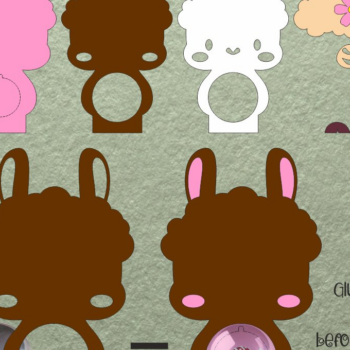 Intra απο ξύλο plywood 3mm-4mm πάχος Baby Llama | Πρότυπο θόλου καραμέλας Δίασταση 30x20 cm INTRAFABR-108353565 - Image 1