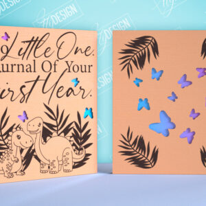 Intra απο ξύλο plywood 3mm-4mm πάχος Εξώφυλλο Βιβλίου Μνήμης Μωρού | Εξώφυλλο άλμπουμ Δίασταση 15x15 cm INTRAFABR-99492469