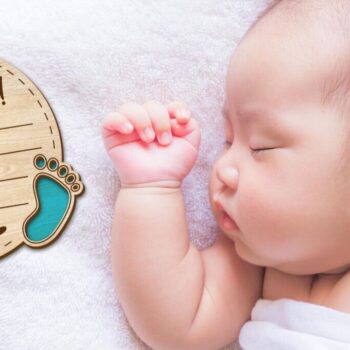 Intra απο ξύλο plywood 3mm-4mm πάχος Baby Milestone Cards Cut  Δίασταση 30x20 cm INTRAFABR-97519317 - Image 7