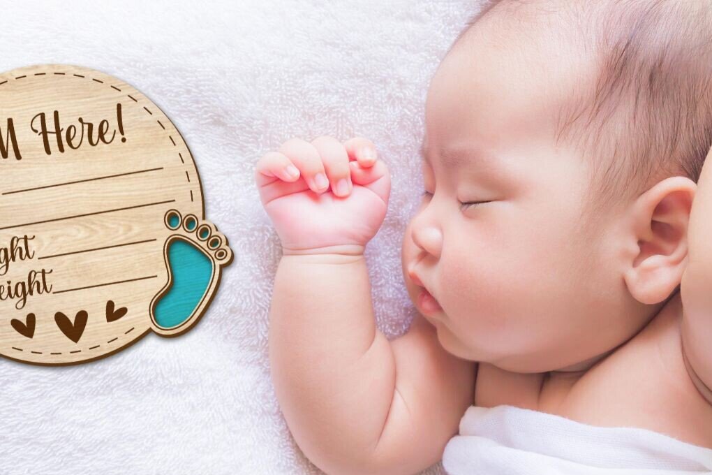 Intra απο ξύλο plywood 3mm-4mm πάχος Baby Milestone Cards Cut Δίασταση 30x20 cm INTRAFABR-97519317 - Image 7