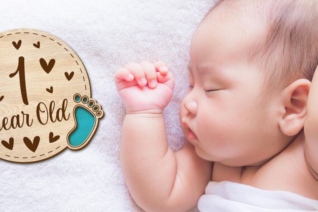 Intra απο ξύλο plywood 3mm-4mm πάχος Baby Milestone Cards Cut Δίασταση 30x20 cm INTRAFABR-97519317 - Image 9