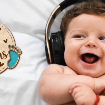 Intra απο ξύλο plywood 3mm-4mm πάχος Baby Milestone Cards Cut  Δίασταση 30x20 cm INTRAFABR-97519317 - Image 19