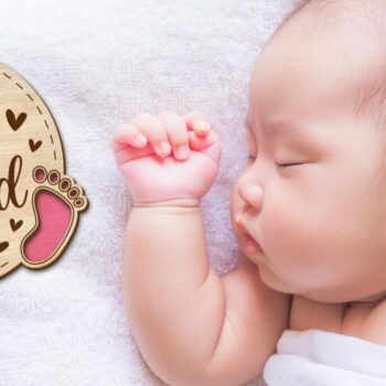 Intra απο ξύλο plywood 3mm-4mm πάχος Baby Milestone Cards Cut  Δίασταση 30x20 cm INTRAFABR-97519317 - Image 20