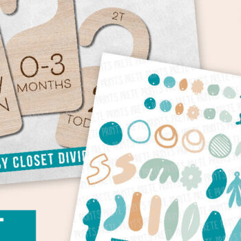 Intra απο ξύλο plywood 3mm-4mm πάχος Baby Milestone Disks Δίασταση 30x20 cm INTRAFABR-30034692 - Image 5