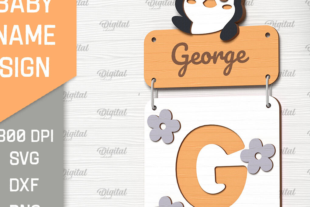 Intra απο ξύλο plywood 3mm-4mm πάχος Πινακίδα ονόματος μωρού . Επιστολή Γ Δίασταση 30x20 cm INTRAFABR-90962733