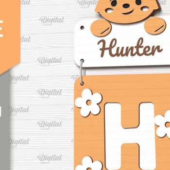 Intra απο ξύλο plywood 3mm-4mm πάχος κοπής με λέιζερ με τα του μωρού Δίασταση 30x20 cm INTRAFABR-90960797 - Image 10