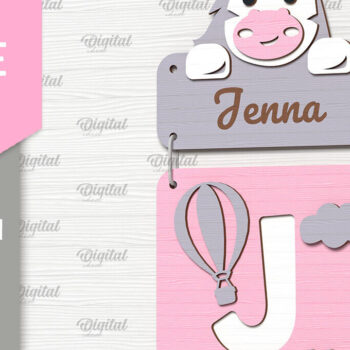 Intra απο ξύλο plywood 3mm-4mm πάχος κοπής με λέιζερ με τα του μωρού Δίασταση 30x20 cm INTRAFABR-90960797 - Image 12