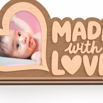 Intra απο ξύλο plywood 3mm-4mm πάχος κορνίζας μωρών Δίασταση 4x4 cm INTRAFABR-117706019 - Image 3