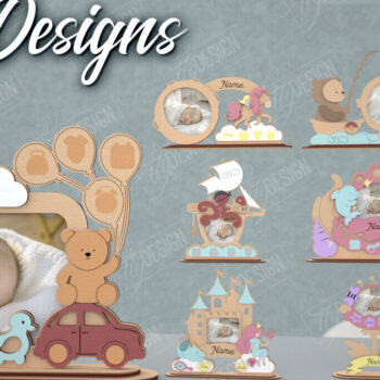 Intra απο ξύλο plywood 3mm-4mm πάχος κορνίζες μωρών | Διακόσμηση σπιτιού Δίασταση 20x30 cm INTRAFABR-115433772 - Image 1