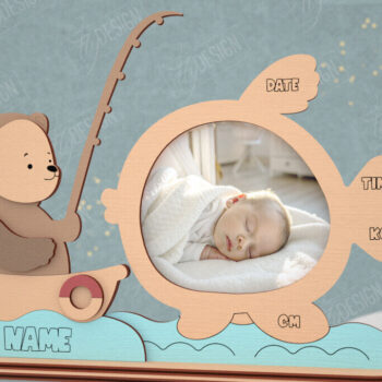 Intra απο ξύλο plywood 3mm-4mm πάχος κορνίζες μωρών | Διακόσμηση σπιτιού Δίασταση 20x30 cm INTRAFABR-115433772 - Image 5