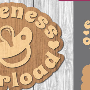 Intra απο ξύλο plywood 3mm-4mm πάχος Βρεφικά αποσπάσματα Διακόσμηση κοπής με λέιζερ 1 Δίασταση 15x15 cm INTRAFABR-106886620