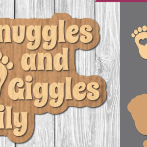 Intra απο ξύλο plywood 3mm-4mm πάχος Βρεφικά αποσπάσματα Διακόσμηση κοπής με λέιζερ 2 Δίασταση 15x15 cm INTRAFABR-106886672