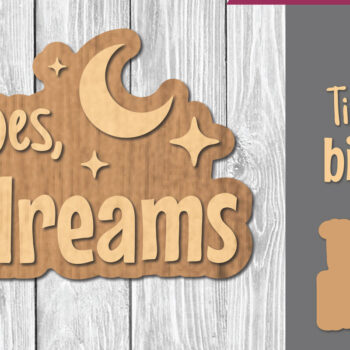 Intra απο ξύλο plywood 3mm-4mm πάχος Βρεφικά αποσπάσματα Διακόσμηση κοπής με λέιζερ 20 Δίασταση 15x15 cm INTRAFABR-106887610 - Image 1