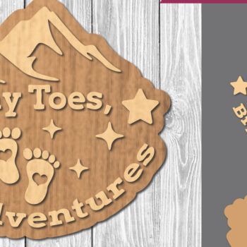 Intra απο ξύλο plywood 3mm-4mm πάχος Βρεφικά αποσπάσματα Διακόσμηση κοπής με λέιζερ 8 Δίασταση 15x15 cm INTRAFABR-106886972 - Image 1