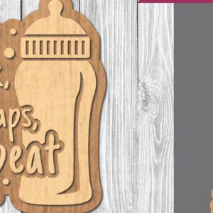 Intra απο ξύλο plywood 3mm-4mm πάχος Βρεφικά αποσπάσματα Διακόσμηση κοπής με λέιζερ 9 Δίασταση 15x15 cm INTRAFABR-106887008