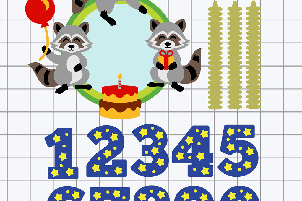 Intra απο ξύλο plywood 3mm-4mm πάχος Baby Raccoon Cake Topper 3D Δίασταση 15x15 cm INTRAFABR-120174417 - Image 2