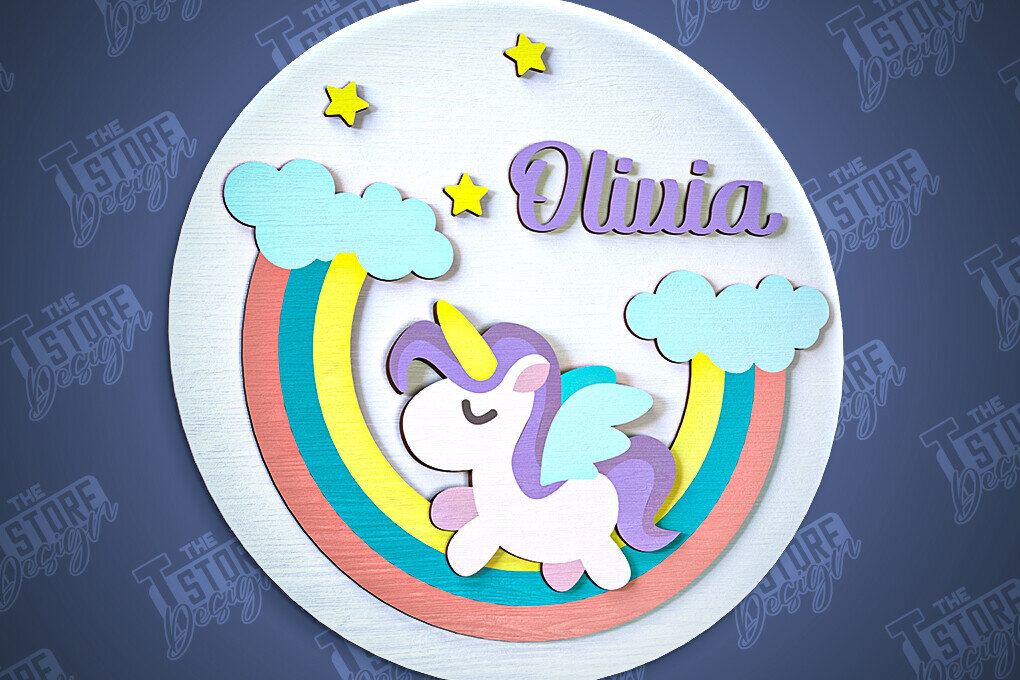 Intra απο ξύλο plywood 3mm-4mm πάχος Στρογγυλή πινακίδα μωρού | Ξύλινη επιγραφή φυτωρίου Δίασταση 30x20 cm INTRAFABR-100118590