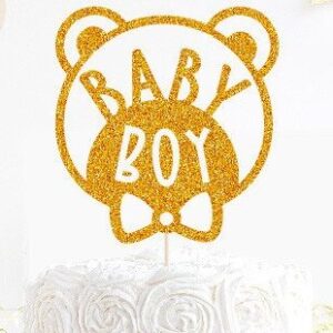 Intra απο ξύλο plywood 3mm-4mm πάχος Baby Shower Boy Cake Topper Δίασταση 30x20 cm INTRAFABR-43504496