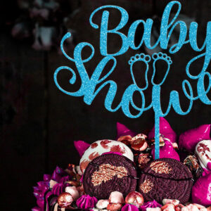 Intra απο ξύλο plywood 3mm-4mm πάχος Baby Shower Cake Topper Δίασταση 30x20 cm INTRAFABR-29115625