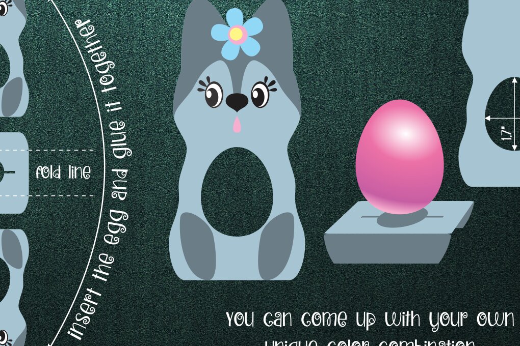 Intra απο ξύλο plywood 3mm-4mm πάχος Baby Wolf -Σοκολατένια Αυγοθήκη Δίασταση 30x20 cm INTRAFABR-8300672