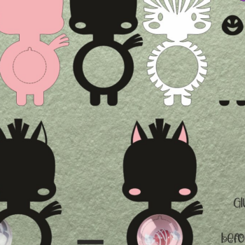 Intra απο ξύλο plywood 3mm-4mm πάχος Baby Zebra | Πρότυπο θόλου καραμέλας Δίασταση 30x20 cm INTRAFABR-108748303 - Image 1