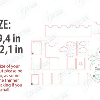Intra απο ξύλο plywood 3mm-4mm πάχος Κορνίζες Baby's First Year Cut  Δίασταση 20x30 cm INTRAFABR-122882824 - Image 2