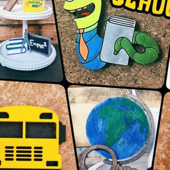 Intra απο ξύλο plywood 3mm-4mm πάχος Επιστροφής στο Σχολείο | κοπής με λέιζερ Δίασταση 6x6 cm INTRAFABR-35844332 - Image 5