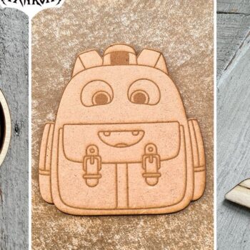 Intra απο ξύλο plywood 3mm-4mm πάχος Επιστροφής στο Σχολείο | κοπής με λέιζερ Δίασταση 6x6 cm INTRAFABR-35844332 - Image 12