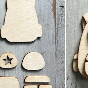 Intra απο ξύλο plywood 3mm-4mm πάχος Επιστροφής στο Σχολείο | κοπής με λέιζερ Δίασταση 6x6 cm INTRAFABR-35844332 - Image 13