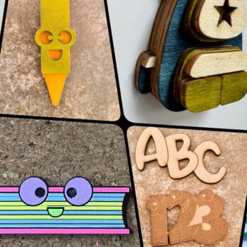 Intra απο ξύλο plywood 3mm-4mm πάχος Επιστροφής στο Σχολείο | κοπής με λέιζερ Δίασταση 6x6 cm INTRAFABR-35844332 - Image 18