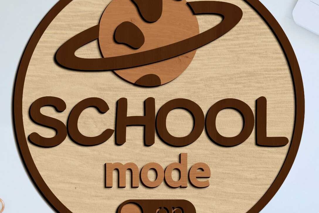 Intra απο ξύλο plywood 3mm-4mm πάχος Back to School Στρογγυλά διακοσμητικά πάνελ Δίασταση 30x20 cm INTRAFABR-95544005 - Image 11