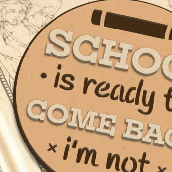 Intra απο ξύλο plywood 3mm-4mm πάχος Back to School Στρογγυλά διακοσμητικά πάνελ Δίασταση 30x20 cm INTRAFABR-95544005 - Image 12