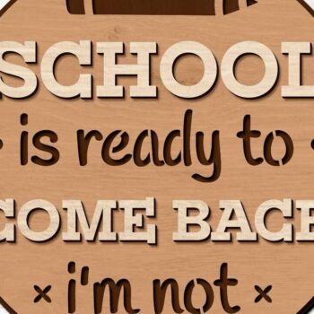 Intra απο ξύλο plywood 3mm-4mm πάχος Back to School Στρογγυλά διακοσμητικά πάνελ Δίασταση 30x20 cm INTRAFABR-95544005 - Image 13