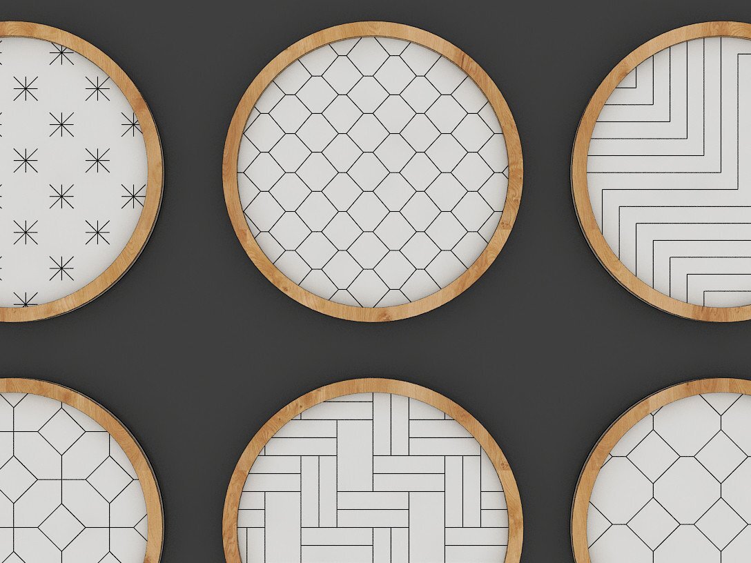 Intra απο ξύλο plywood 3mm-4mm πάχος Μοτίβα φόντου για πλαίσιο και πιάτα Δίασταση 30x20 cm INTRAFABR-39276364