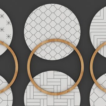 Intra απο ξύλο plywood 3mm-4mm πάχος Μοτίβα φόντου για πλαίσιο και πιάτα Δίασταση 30x20 cm INTRAFABR-39276364 - Image 3