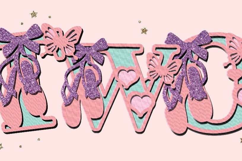 Intra απο ξύλο plywood 3mm-4mm πάχος Μπαλαρίνα Alphabet 3D Δίασταση 15x15 cm INTRAFABR-105061447