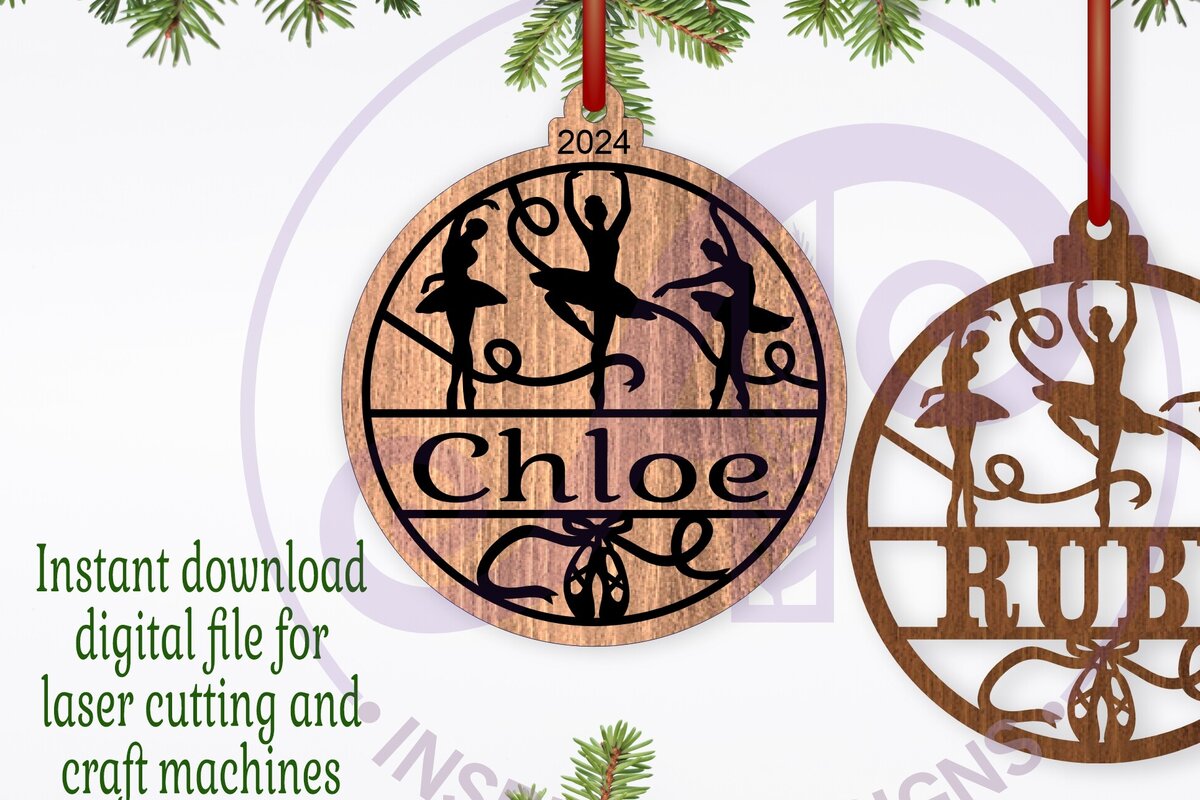 Intra απο ξύλο plywood 3mm-4mm πάχος Μπαλαρίνα Χριστουγεννιάτικο Στολίδι  C Δίασταση 1x1 cm INTRAFABR-106638060