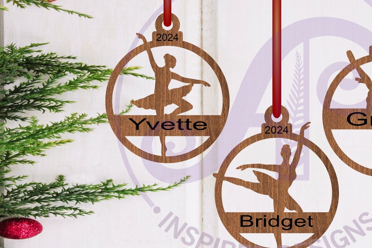 Intra απο ξύλο plywood 3mm-4mm πάχος Μπαλαρίνα Χριστουγεννιάτικο Στολίδι  Δίασταση 3x3 cm INTRAFABR-108073685