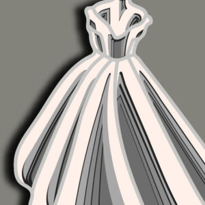 Intra απο ξύλο plywood 3mm-4mm πάχος Ballerina Multilayer /Cutting  Δίασταση 30x20 cm INTRAFABR-61873598